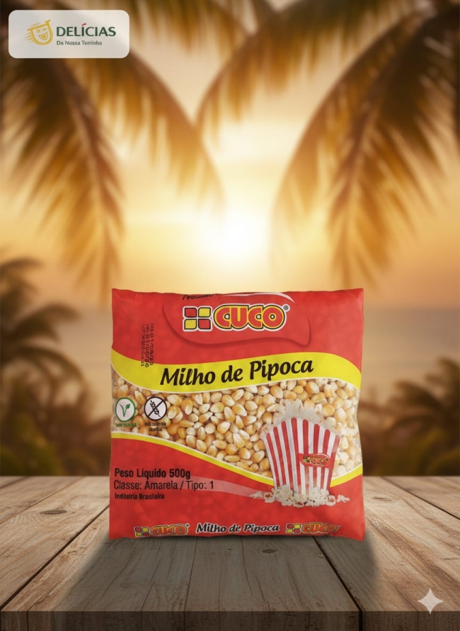 Maïs à pop-corn Cuco (Milho de pipoca Cuco  500g)