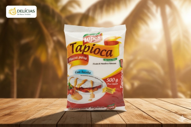 Fécule de tapioca Lopes (Massa de tapioca Lopes 500g)
