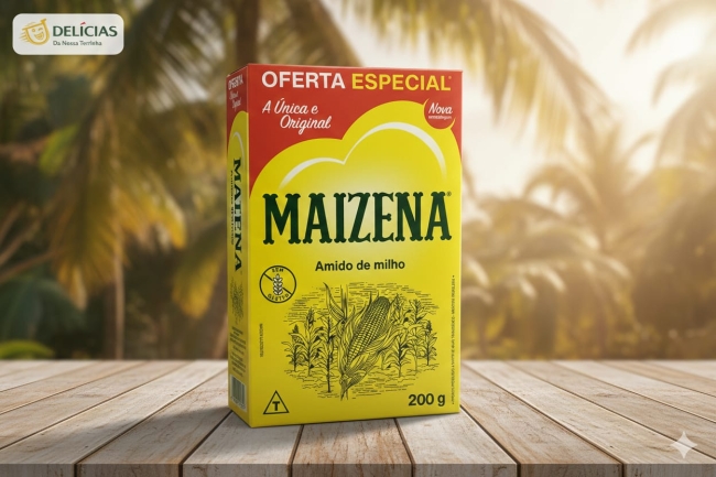 Amidon de maïs Maizena (Amido de milho Maizena 200g)