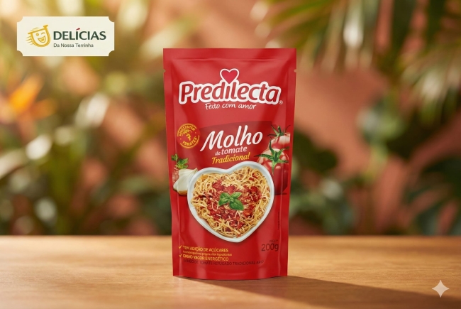 Sauce tomate PREDILECTA traditionnelle sachet (Molho de tomate Predileta tradicional 300g)