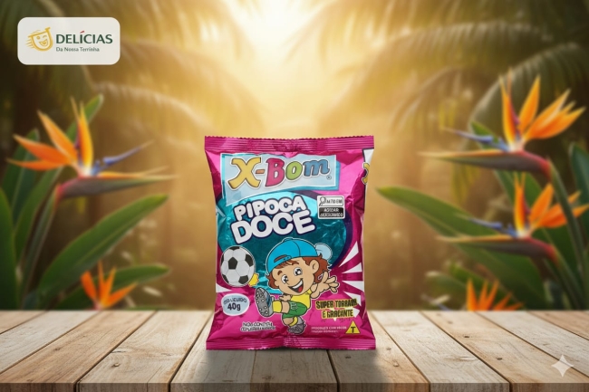 Pop-corn X Bom Doce paquet (Pipoca X-Bom doçe 40g)