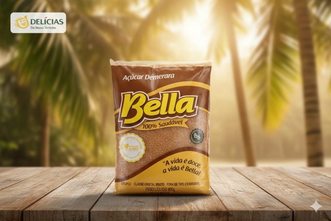Sucre demerara Bella (Açucar demerara Bella 800g) 