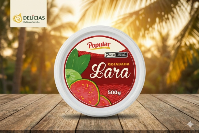 Goiabada Lara pot (Goiabada Lara Pote 500g)