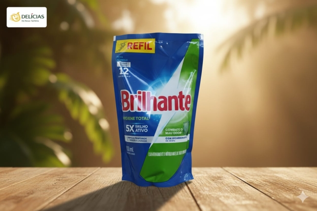 Lessive liquide Brilhante Hygiène Totale (Sabão líquido Brilhante Higiene total 900ml)