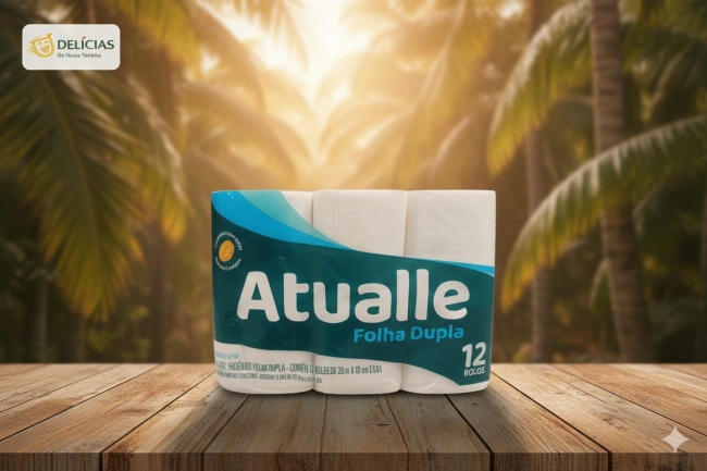 Papier hygiénique Atualle neutre 12 rouleaux