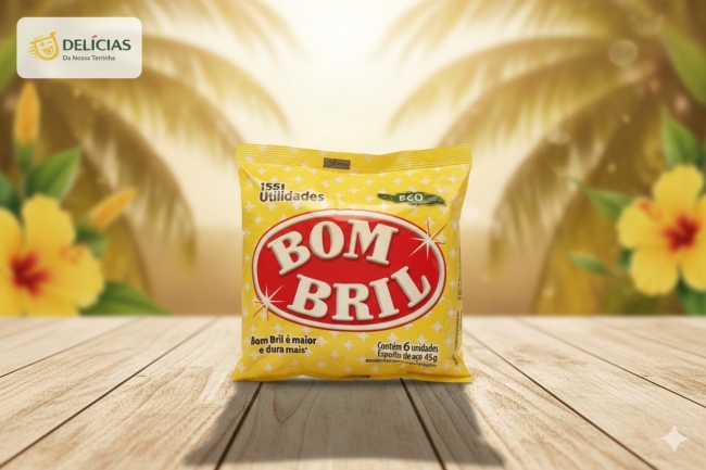 Laine d’acier Bombril 45g