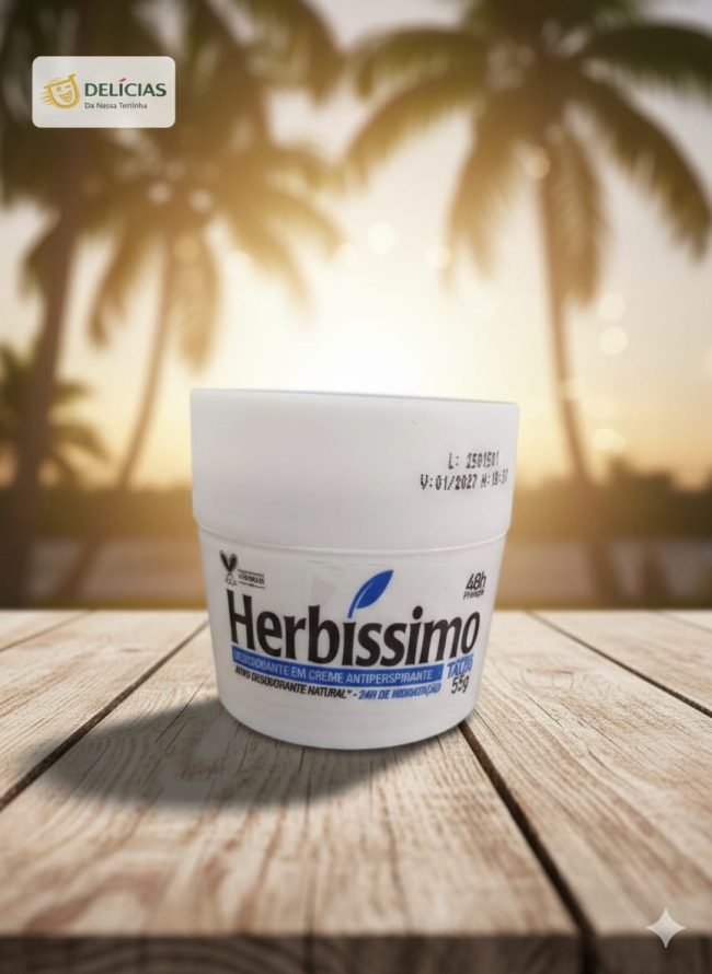 Désodorisant crème Herbíssimo 55g Talc