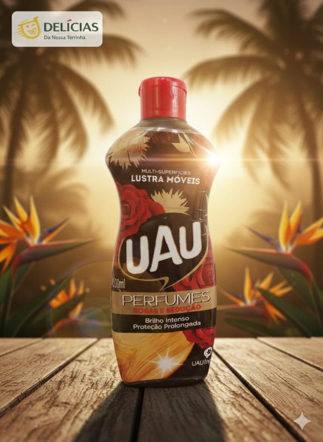 Produit à polir les meubles UAU parfumé roses, Séduction 200ml 