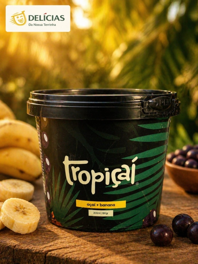 Açai c/ banana 200 Ml Açai avec Banane