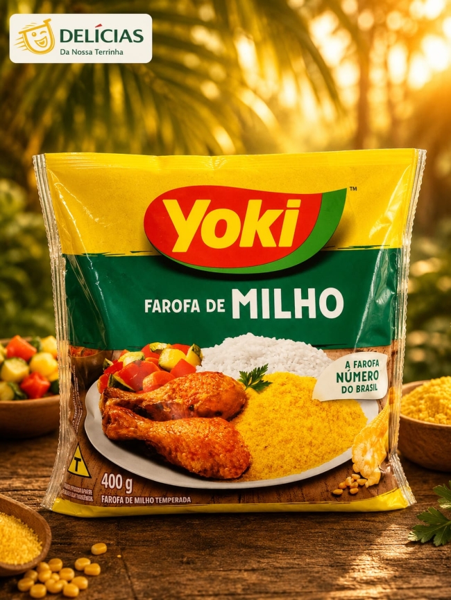 Farofa Pronta de Milho Yoki 400g