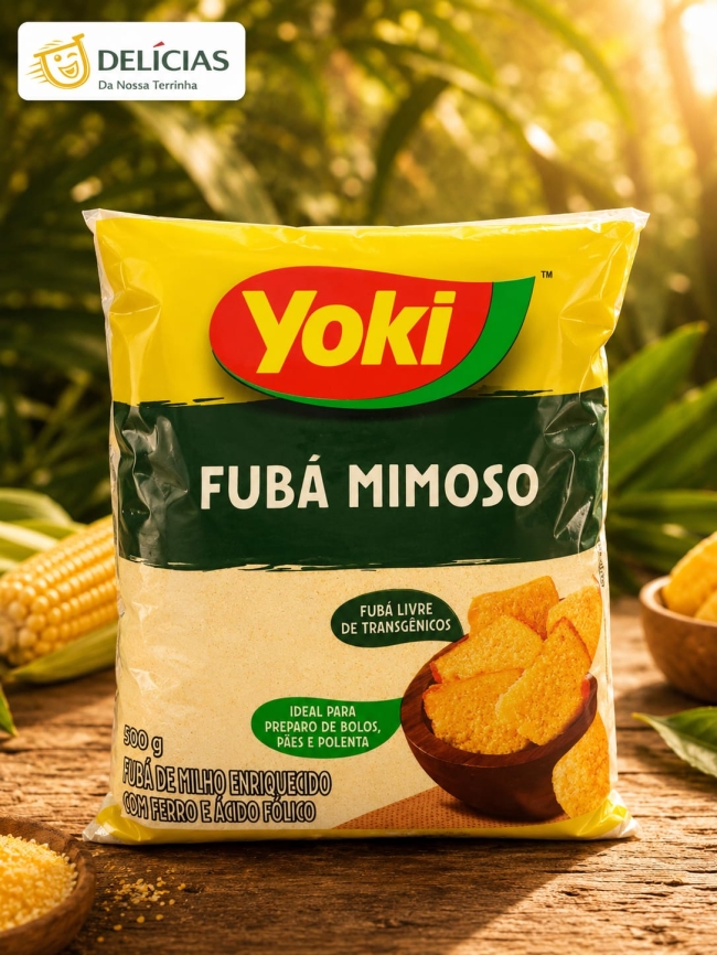 Farine de maïs fine (Fubá Mimoso Yoki) 500g
