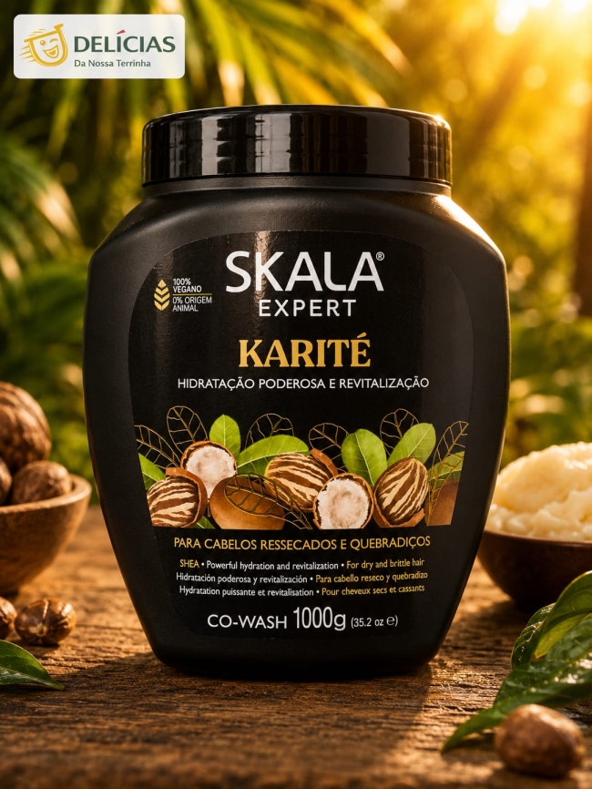 Skala Expert Karité 1 kg (Crème capillaire et masque cheveux abîmés)