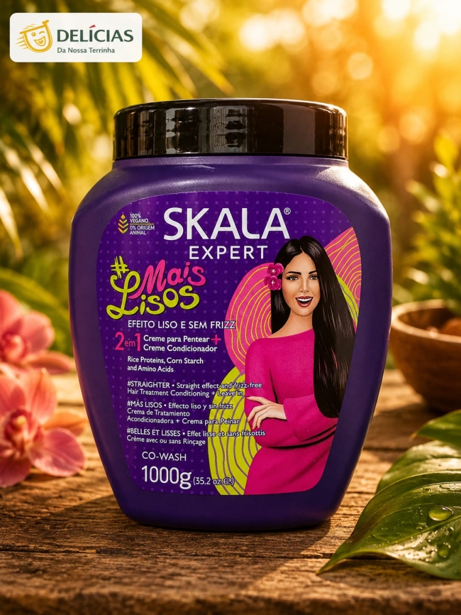 Skala Expert Mais Liso 1 kg (Crème capillaire et masque cheveux lisses)