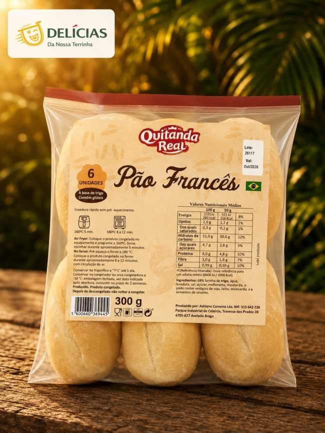 Pão Francês (6) 300 g