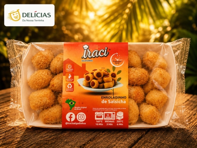 Enroladinho de salsicha