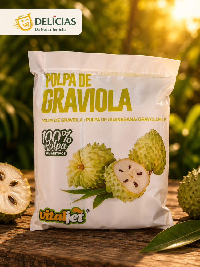Polpa de Graviola 100g - Pulpe de corossol 100 % fruit • Sans additifs