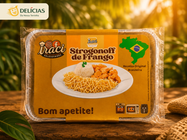 Strogonoff Frango Pronto 700g   /2 pessoas