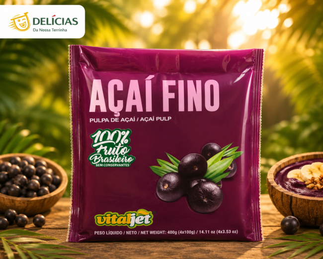 Polpa de Açai 100g -Pulpe de Fruit pur d'Açai