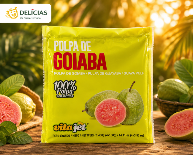 Polpa de Goiaba - Fruit pur Goyave 100g